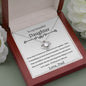 To My Beautiful Daughter - If Ever - Love Knot Necklace