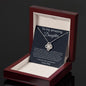 To My Amazing Daughter From Dad - Love Knot Necklace