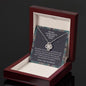 To My Gorgeous Marine Wife - Love Knot Necklace