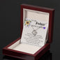 To My Badass Bonus Mom - I Love You Forever - Love Knot Necklace