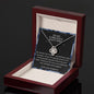 To My Gorgeous Navy Wife - No Matter - Love Knot Necklace