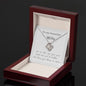 To My Beautiful Wife - Love Is - Love Knot Necklace