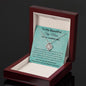 To My Beautiful Step Mom On My Wedding Day - Love Knot Necklace