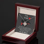To My Fire wife - The Only Fire - Love Knot Necklace