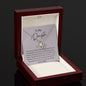 To My Daughter - I Want to Believe - Love Knot Neckalce