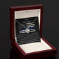 To My Police Wife - Thank You So Much - Love Knot Necklace