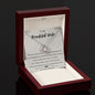 To My Beautiful Wife - Love Knot Necklace - The Day I met You
