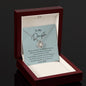 To My Daughter - Always Remember - Love Knot Necklace