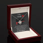 To My Fire wife - The Only Fire - Love Knot Necklace