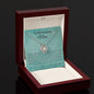 To My Amazing Mom - Thank You - Love Knot Necklace