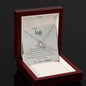 To My Wife - Forever And Always - Love Knot Necklace