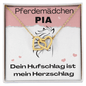 Pferdemädchen Interlocking Hearts Necklace