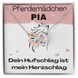 Pferdemädchen Interlocking Hearts Necklace