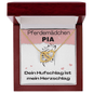 Pferdemädchen Interlocking Hearts Necklace