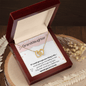 To My Beautiful Granddaughter - If I Could - Interlocking Hearts Necklace