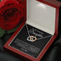 To My Amazing Daughter - I'm always in your heart - Interlocking Hearts Necklace