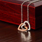 Sister In Law Definition - Chance Made You - Interlocking Hearts Necklace