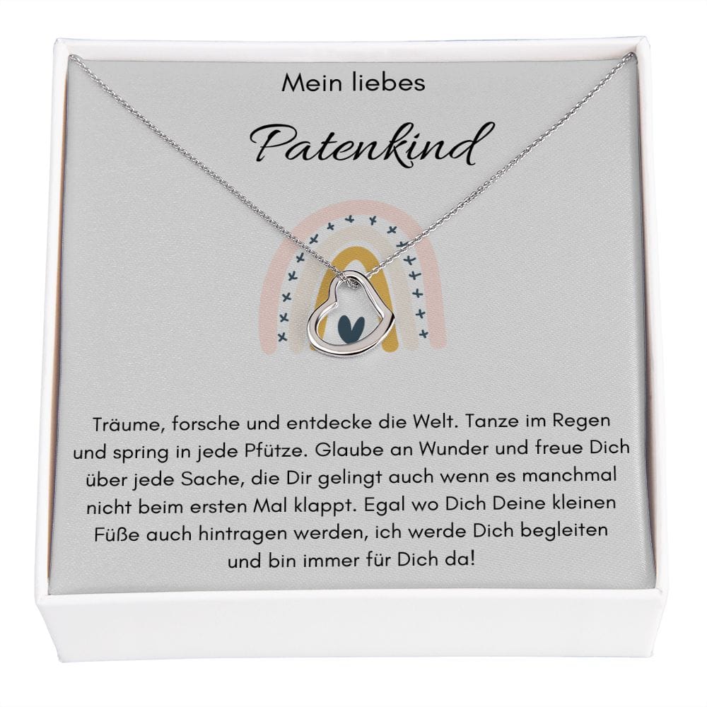 Mein Liebes Patenkind - Delicate Heart Necklace