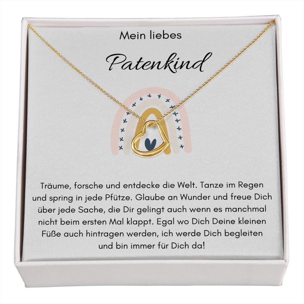 Mein Liebes Patenkind - Delicate Heart Necklace