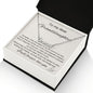 To My Dear Granddaughter - I Will Forever Love You - Personalized Name Necklace