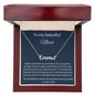 To My Beautiful Niece - Always Remember - Personalized Name Necklace