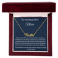 To My Beautiful Niece - Always Remember - Personalized Name Necklace