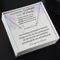 To My Beautiful Granddaughter On Your 9th Birthday - Signature Style Name Necklace