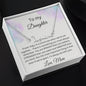 To My Daughter - If Ever There Is A Tomorrow - Signature Style Name Necklace