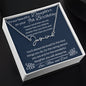 To Our Beautiful Daughter on Your 9th Birthday - Signature Style Name Necklace
