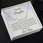 To My Daughter - Sometimes It's Hard - Signature Style Name Necklace