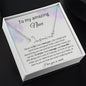To My Amazing Niece - I Love You So Much - Signature Style Name Necklace