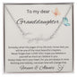 To My Dear Granddaughter - Forever & Always - Signature Style Name Necklace