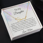 To My Daughter - If Ever There Is A Tomorrow - Signature Style Name Necklace