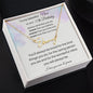 To My Beautiful Niece On Your 17th Birthday - Signature Style Name Necklace