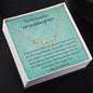 To My Beautiful Granddaughter - If You're Alone - Signature Style Name Necklace