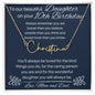 To Our Beautiful Daughter On Your 10th Birthday - Signature Style Name Necklace