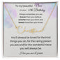 To My Beautiful Niece On Your 11th Birthday - Signature Style Name Necklace
