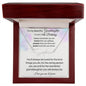To My Beautiful Granddaughter On Your 18th Birthday - Signature Style Name Necklace