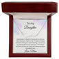 To My Daughter - Sometimes It's Hard - Signature Style Name Necklace