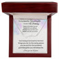 To My Beautiful Granddaughter On Your 14th Birthday - Signature Style Name Necklace