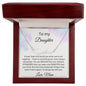 To My Daughter - If Ever There Is A Tomorrow - Signature Style Name Necklace