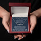 To Our Beautiful Daughter On Your 18th Birthday - Signature Style Name Necklace