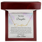 To My Daughter - Sometimes It's Hard - Signature Style Name Necklace