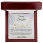 To My Daughter - If Ever There Is A Tomorrow - Signature Style Name Necklace