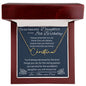 To Our Beautiful Daughter On Your 8th Birthday - Signature Style Name Necklace