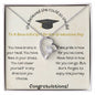 To A Beautiful Girl On Her Graduation Day - Forever Love Necklace