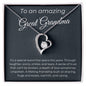 To An Amazing Great Grandma - A Special Bond - Forever Love Necklace