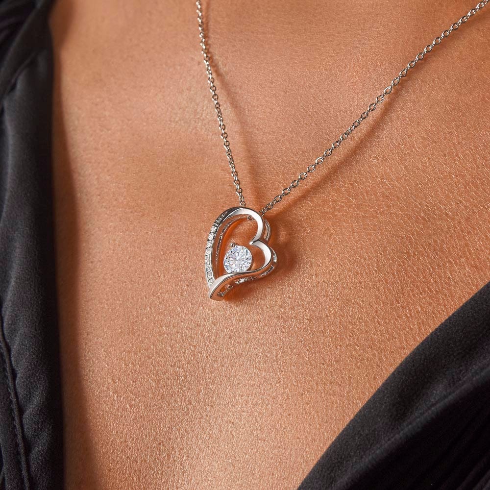 To My Beautiful Wife - The Day I Met You - Forever Love Necklace