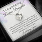 To My Amazing Bonus Daughter - I Will Always Love You - Forever Love Necklace