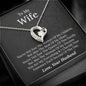 To My Wife - You're Not Just The Mother - Forever Love Necklace